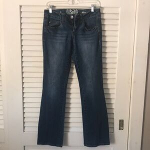 SO Women’s Dark Blue Bootcut Jeans